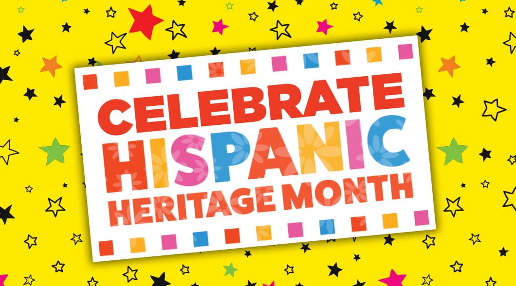 Text, "Celebrate Hispanic Heritage Month"